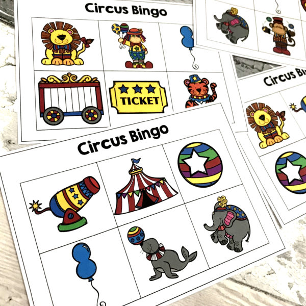 Circus Bingo Pack
