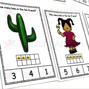 Cinco de Mayo Ten Frame Task Cards