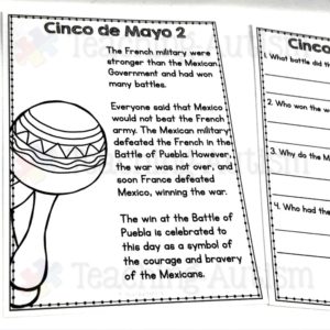 Cinco de Mayo Reading Comprehension Passages