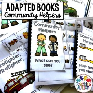 Community Helpers Adapted Books