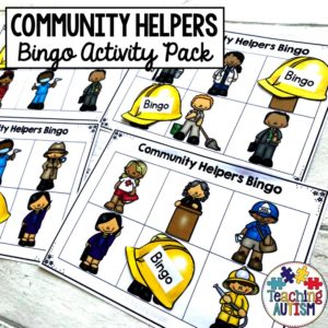 Community Helpers Bingo Activity Pack