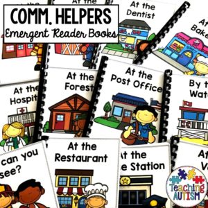 Community Helpers Emergent Reader Books