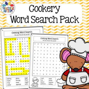 Cookery Word Search