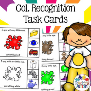 Color Recognition Task Cards