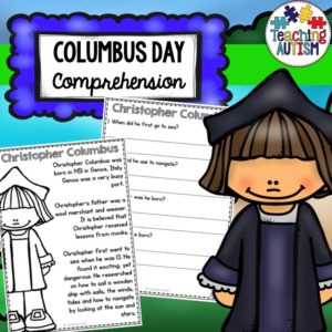 Columbus Day Comprehension