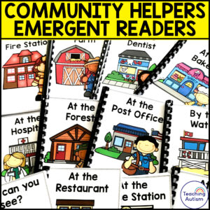 Community Helpers Emergent Reader Books