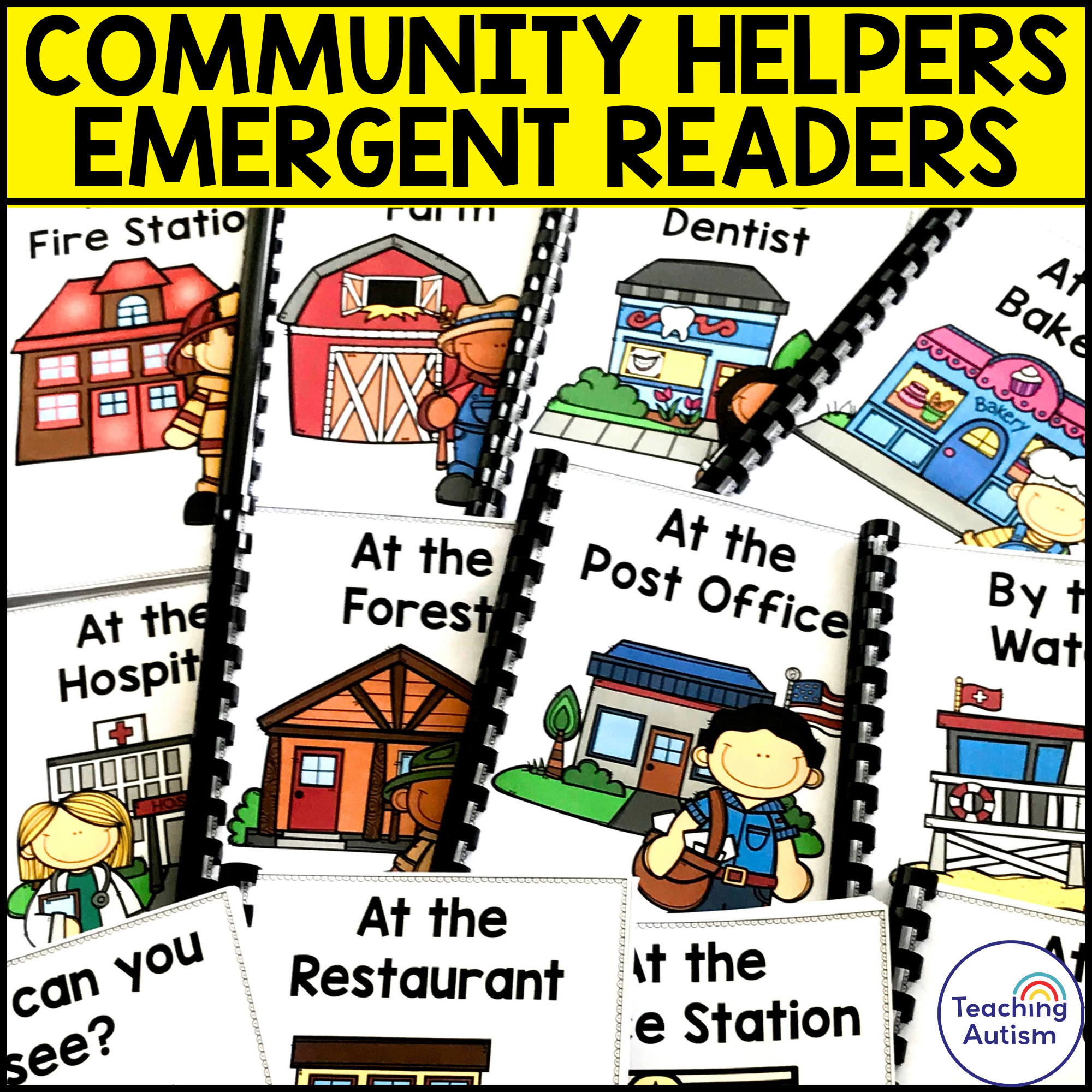 Community Helpers Emergent Reader Books