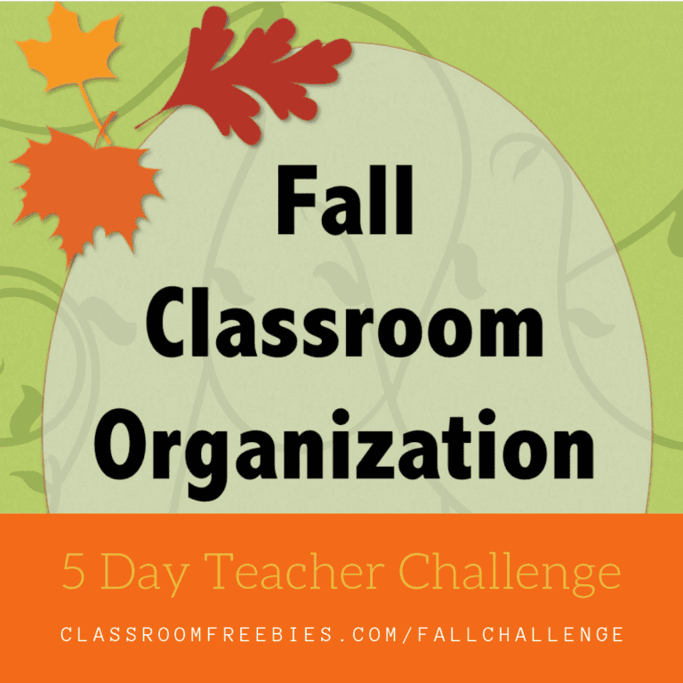 5 Day Teacher Classroom Organization Challenge