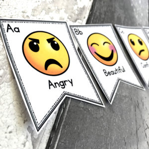 Alphabet Emoji Banner