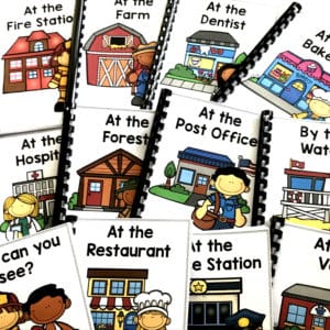 Community Helpers Emergent Reader Books