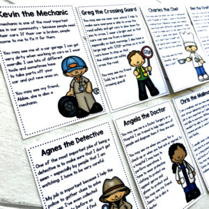 Community Helpers Editable Flashcards