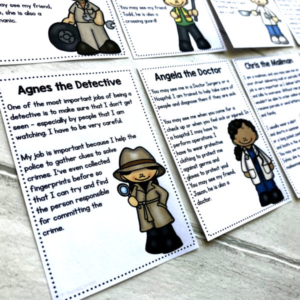 Community Helpers Editable Flashcards