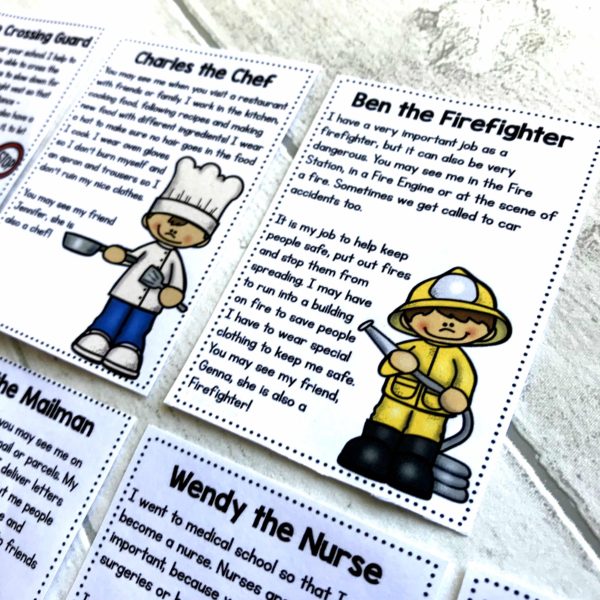 Community Helpers Editable Flashcards