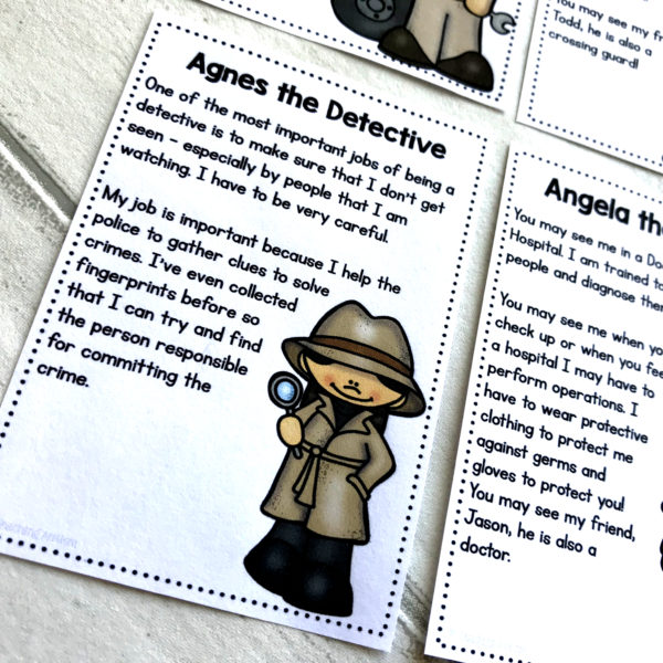 Community Helpers Editable Flashcards