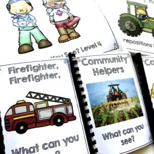 Community Helpers Adapted Books