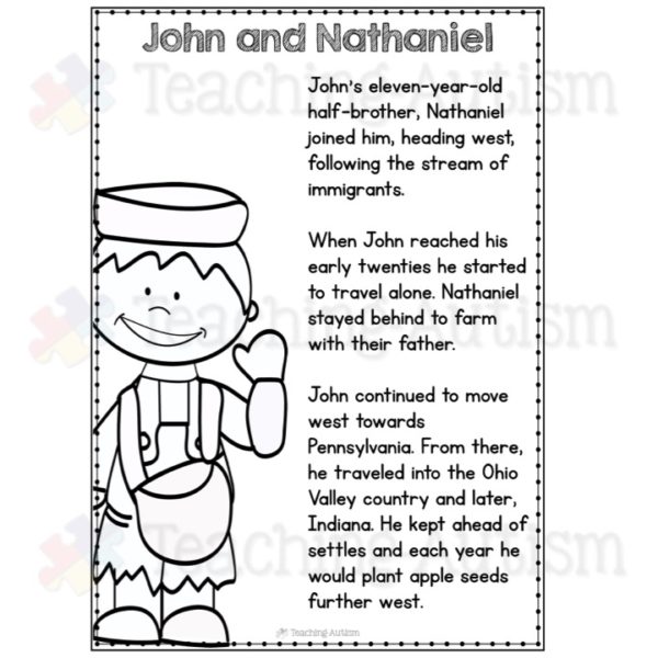 Johnny Appleseed Comprehension