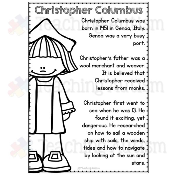 Columbus Day Comprehension