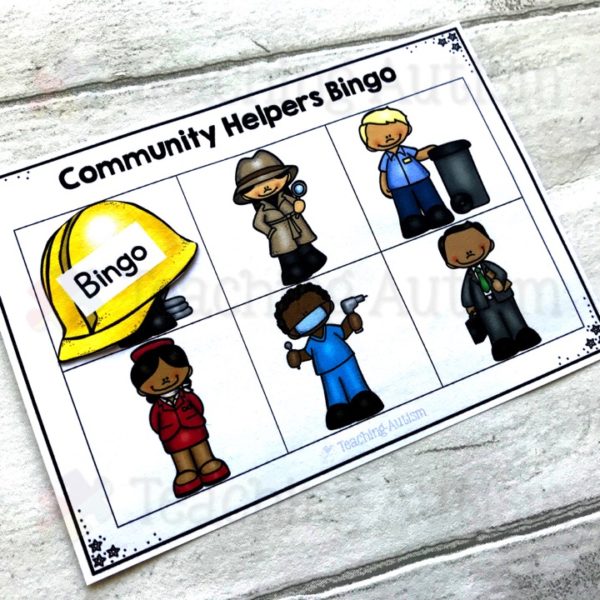 Community Helpers Bingo Activity Pack