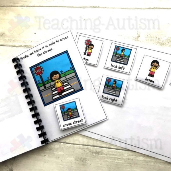 Crossing the Street Adapted Book Life Skills