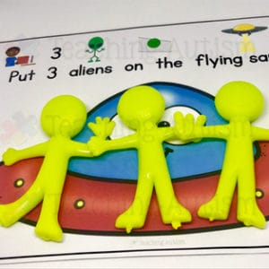 Alien Counting Math Activity