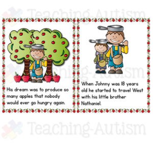 Johnny Appleseed Flashcard Story Pack