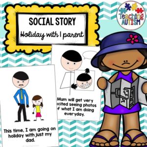 Going on Holiday with 1 Parent Social Story