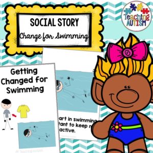 Getting Changed for Swimming Social Story