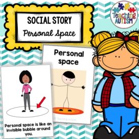 Personal Space Social Story, Visual Support - Teaching Autism