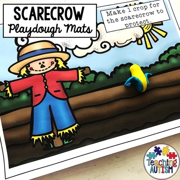 Scarecrow Play Dough Mats