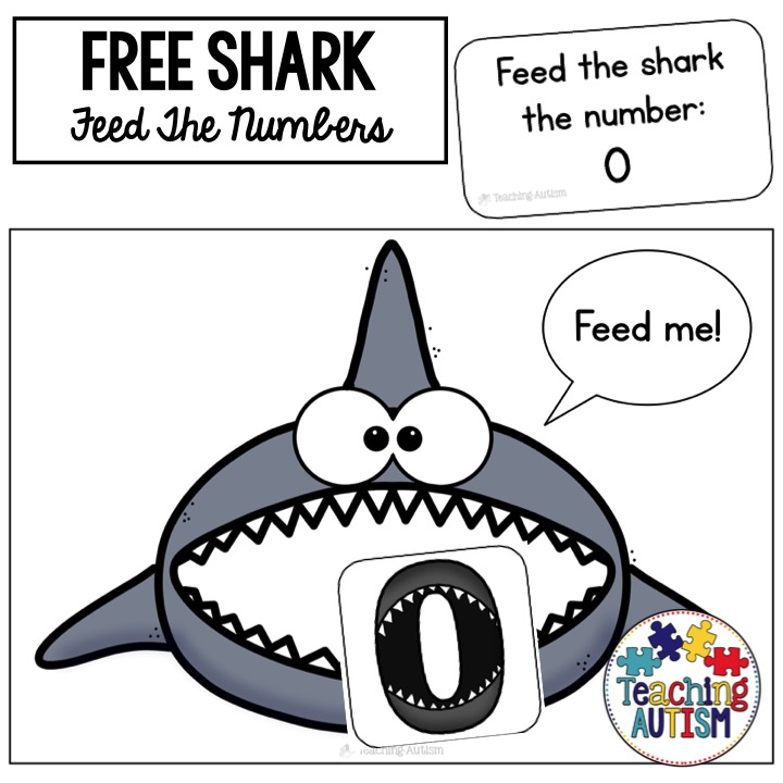 Free Shark Eating Numbers Game