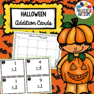 Halloween Addition Task Cards