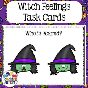Witch Feeling Task Cards