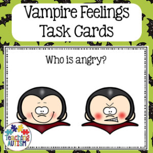 Vampire Feelings Task Cards