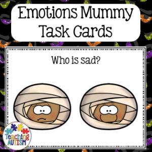 Mummy Feelings Task Cards