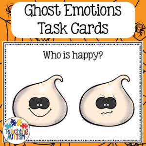 Ghost Feelings Task Cards