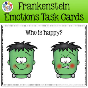 Frankenstein Feeling Task Cards