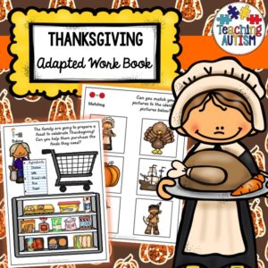 Thanksgiving Adapted Work Folder