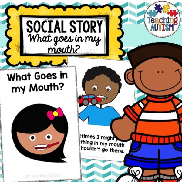 What Goes in My Mouth Social Story