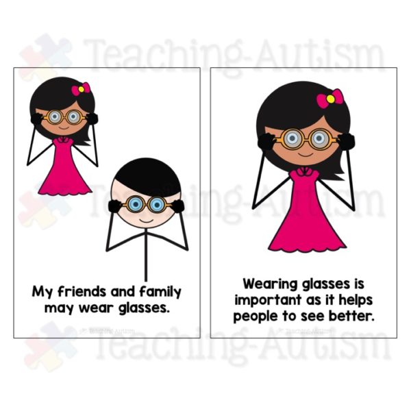 Wearing Glasses Social Story