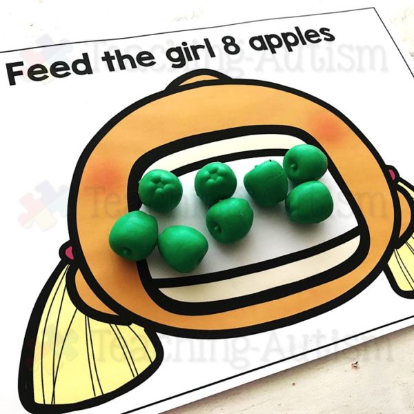 Feeding Apples Counting Activity