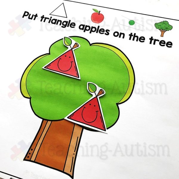 2D Shape Apple Trees