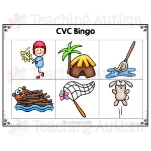 CVC Words Bingo