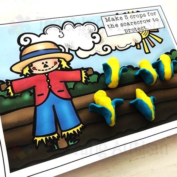 Scarecrow Play Dough Mats