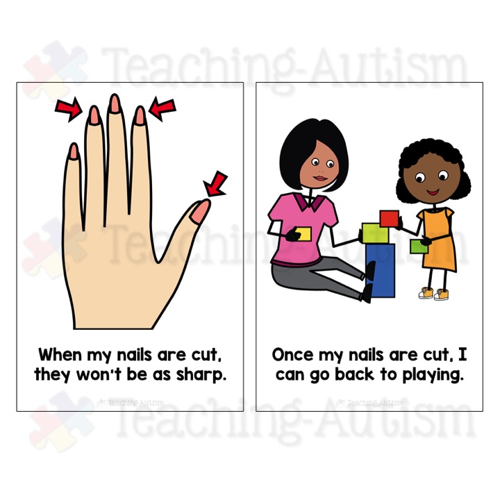 Social Story Having My Nails Cut - Teaching Autism