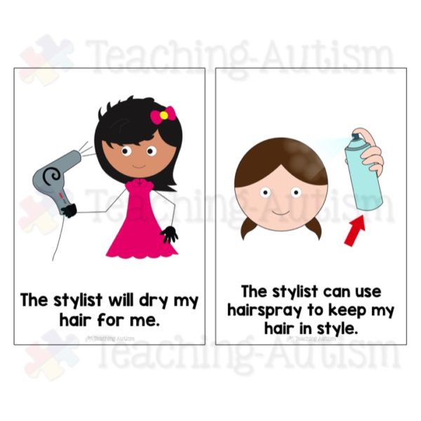 Going to the hairdressers social story