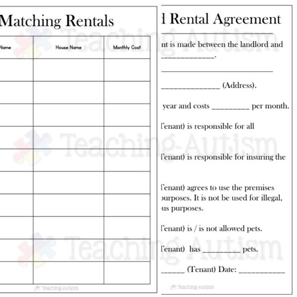 Housing Life Skills, Renting Houses