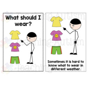 What to Wear in Weather Social Story