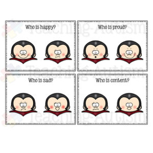 Vampire Feelings Task Cards