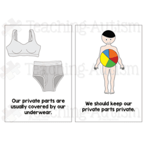 What Are Private Parts Social Story