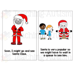 Visiting Santa Social Story